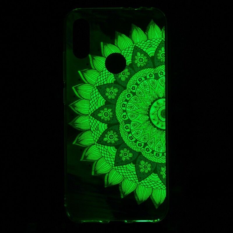 Cover Xiaomi Redmi Note 7 Fluorescerende Farverig Mandala