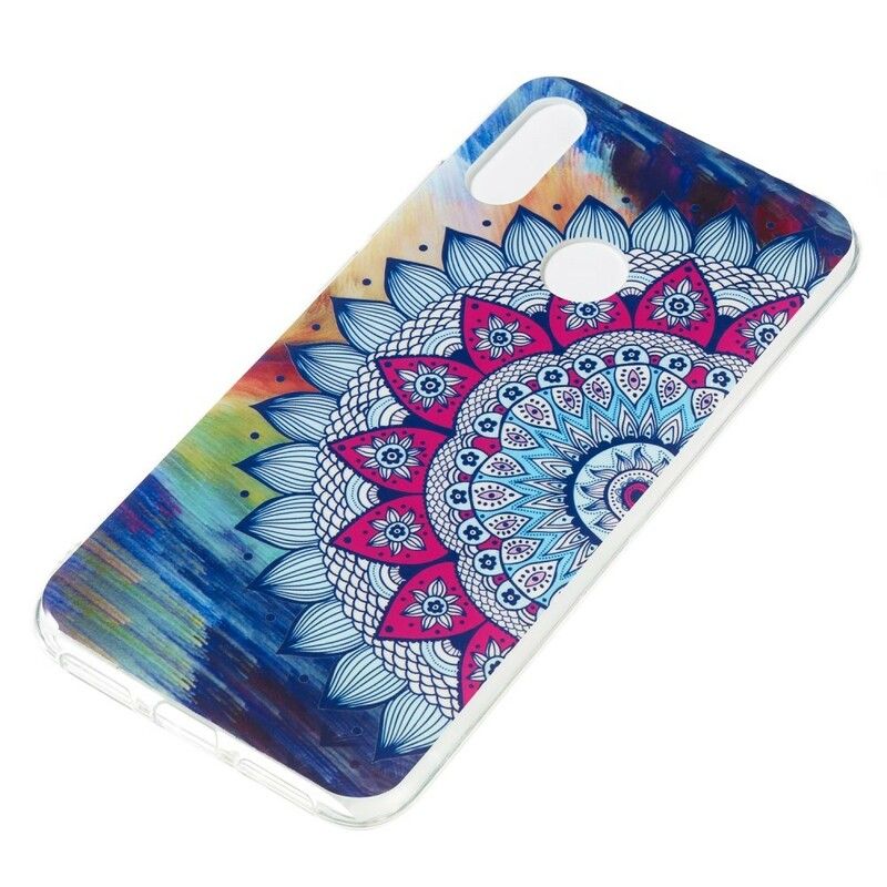 Cover Xiaomi Redmi Note 7 Fluorescerende Farverig Mandala