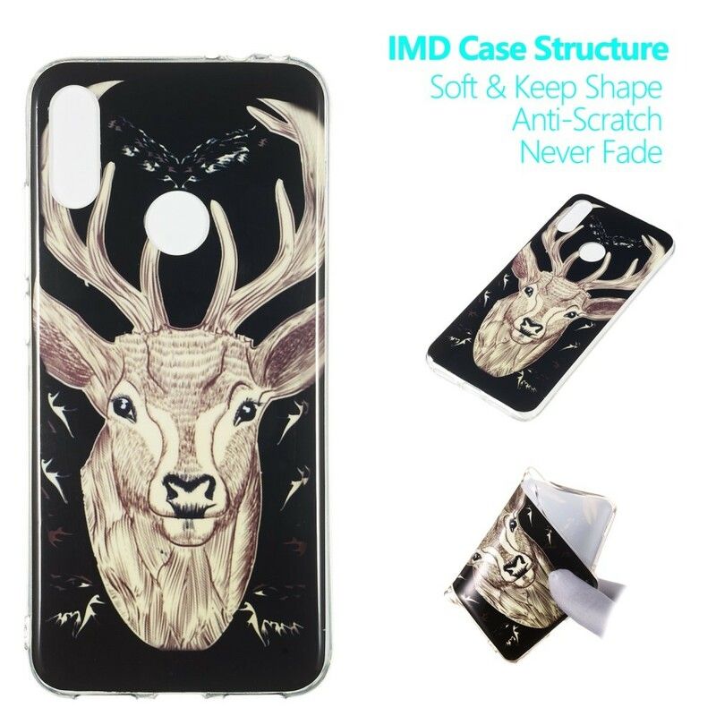 Cover Xiaomi Redmi Note 7 Fluorescerende Majestic Stag