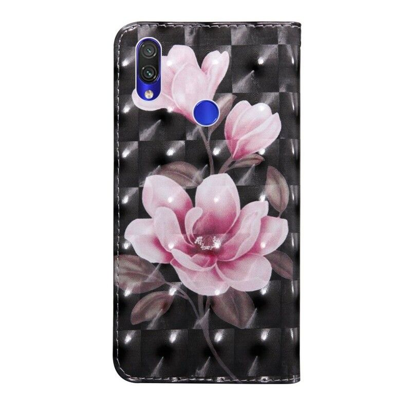 Flip Cover Xiaomi Redmi Note 7 Blomsterblomster