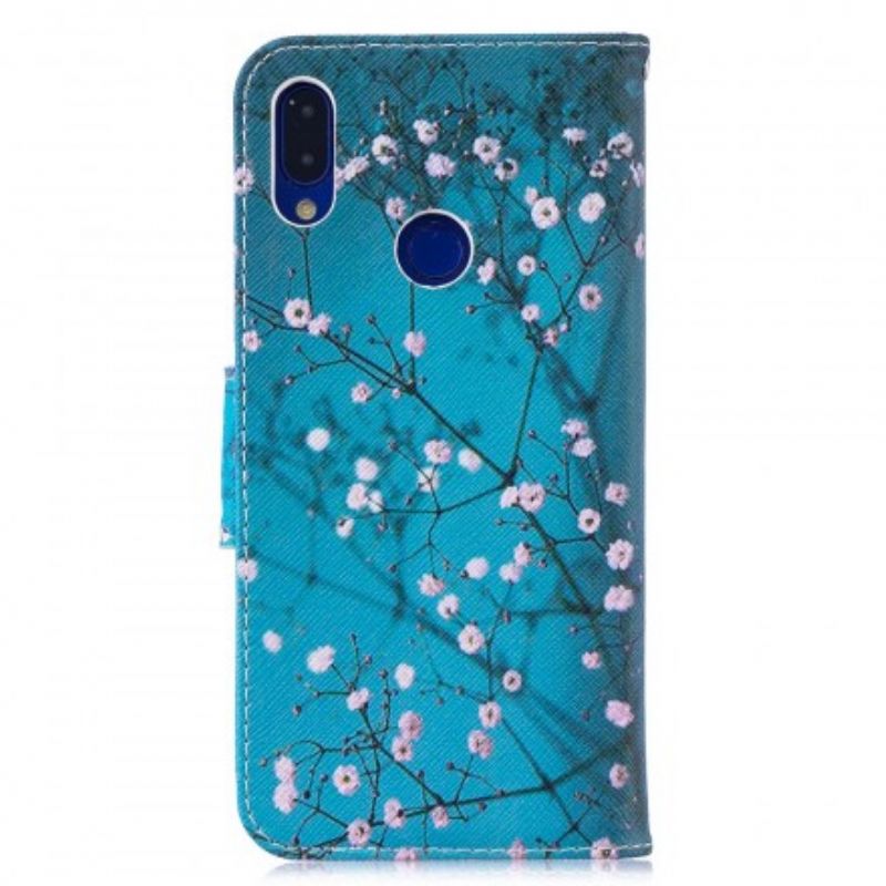 Flip Cover Xiaomi Redmi Note 7 Blomstrende Træ