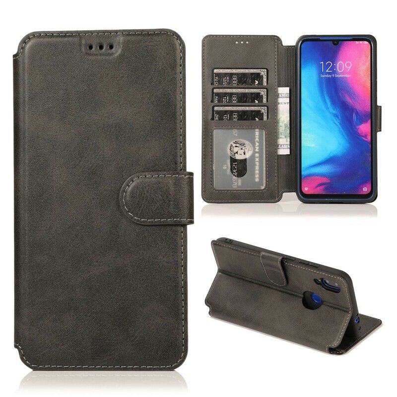 Flip Cover Xiaomi Redmi Note 7 Ekstrem Lædereffekt