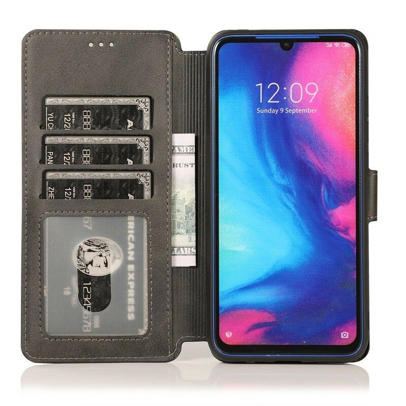 Flip Cover Xiaomi Redmi Note 7 Ekstrem Lædereffekt