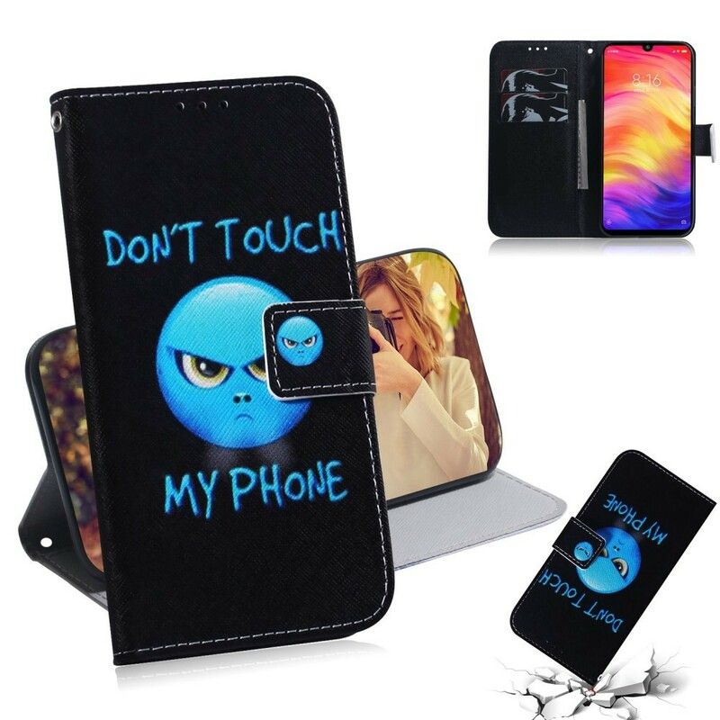 Flip Cover Xiaomi Redmi Note 7 Emoji-telefon