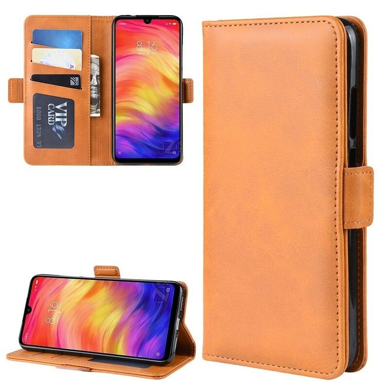 Flip Cover Xiaomi Redmi Note 7 Læder Cover Dobbeltklap