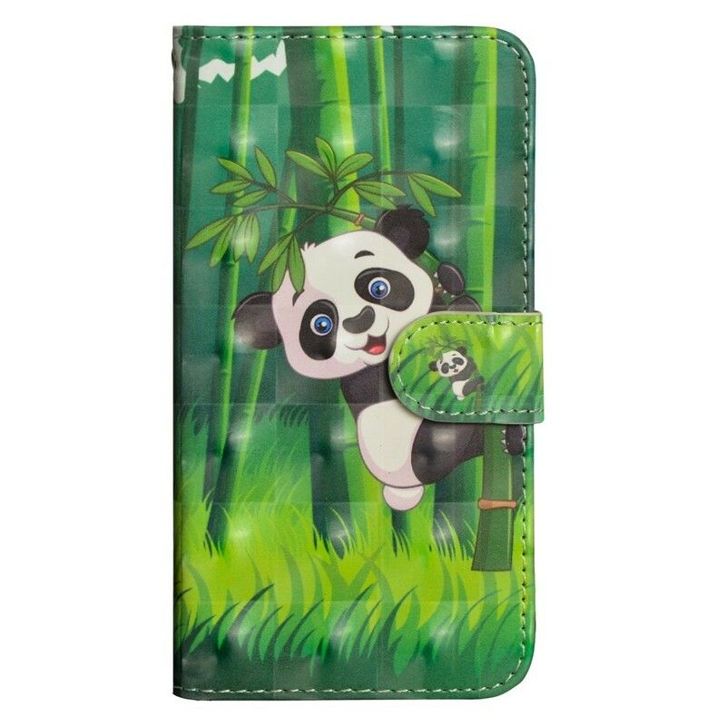 Flip Cover Xiaomi Redmi Note 7 Panda Og Bambus