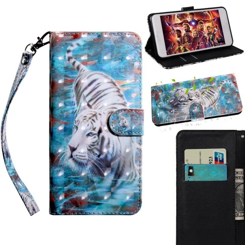 Flip Cover Xiaomi Redmi Note 7 Tiger Lucien