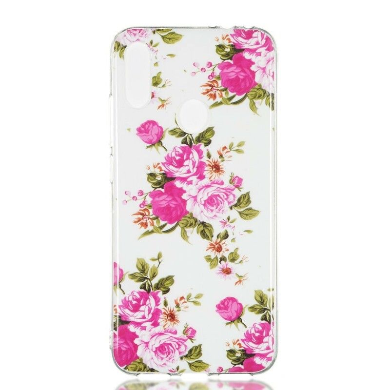 Mobilcover Xiaomi Redmi Note 7 Fluorescerende Frihedsblomster