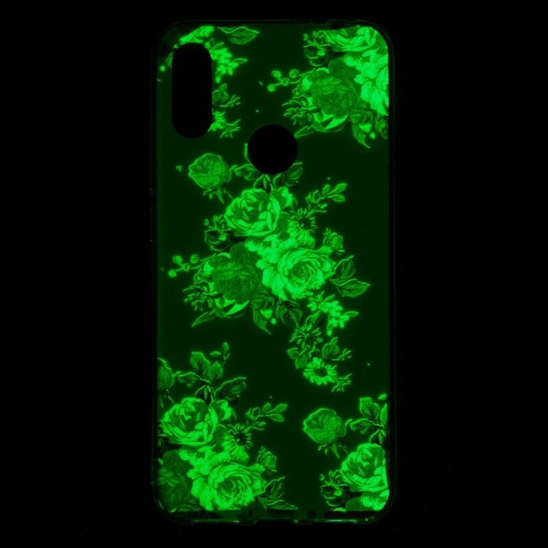 Mobilcover Xiaomi Redmi Note 7 Fluorescerende Frihedsblomster