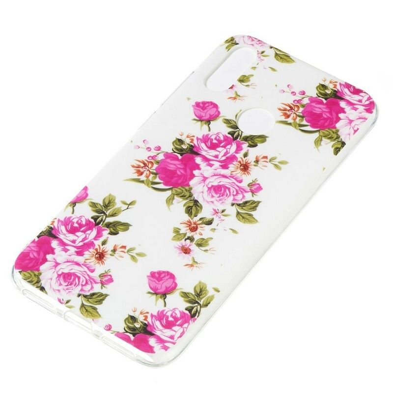 Mobilcover Xiaomi Redmi Note 7 Fluorescerende Frihedsblomster