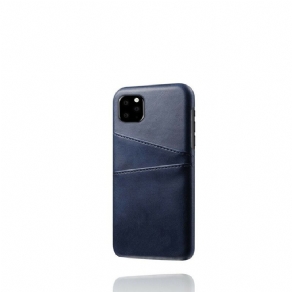 Cover iPhone 11 Pro Max Dobbelt Kortholder