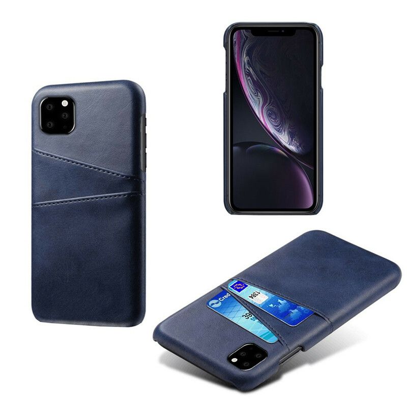 Cover iPhone 11 Pro Max Dobbelt Kortholder