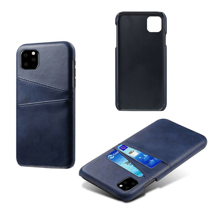 Cover iPhone 11 Pro Max Dobbelt Kortholder