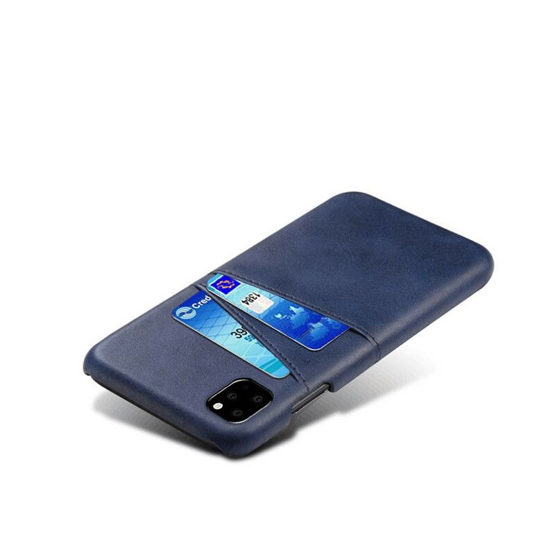 Cover iPhone 11 Pro Max Dobbelt Kortholder