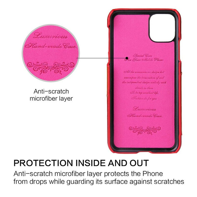 Cover iPhone 11 Pro Max Fierre Shann Kortholder Og Ringholder