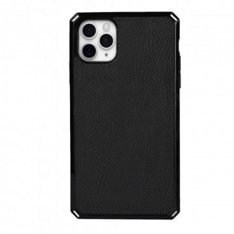 Cover iPhone 11 Pro Max Flip Cover Ægte Aftageligt Litchi-læder