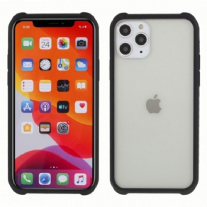 Cover iPhone 11 Pro Max Hærdet Glas Og Silikone Med Skærmfilm