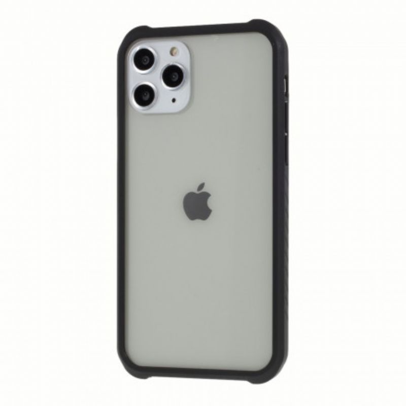 Cover iPhone 11 Pro Max Hærdet Glas Og Silikone Med Skærmfilm