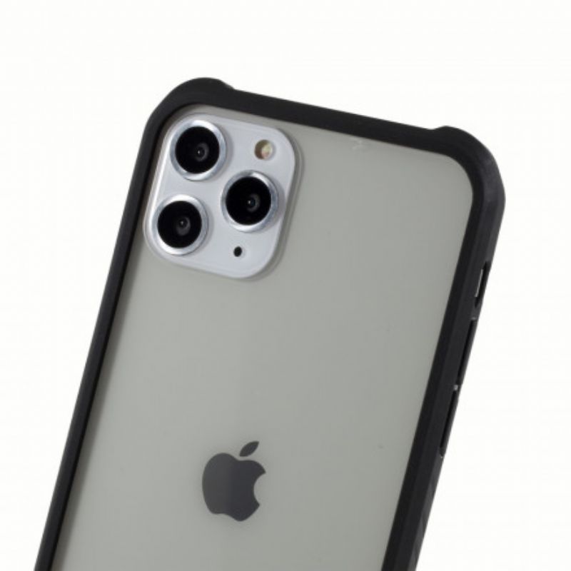 Cover iPhone 11 Pro Max Hærdet Glas Og Silikone Med Skærmfilm