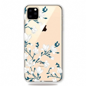 Cover iPhone 11 Pro Max Hvide Blomster