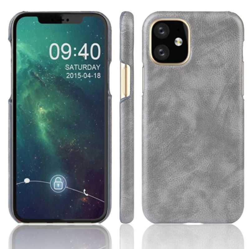 Cover iPhone 11 Pro Max Litchi-lædereffekt