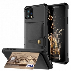 Cover iPhone 11 Pro Max Multifunktionel Kortholder