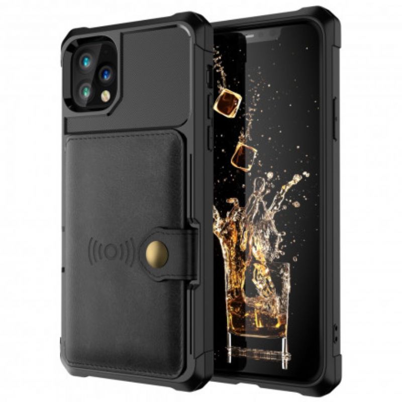 Cover iPhone 11 Pro Max Multifunktionel Kortholder