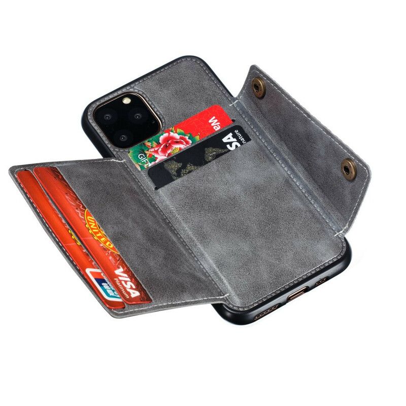 Cover iPhone 11 Pro Max Punge Etui Snap Tegnebog