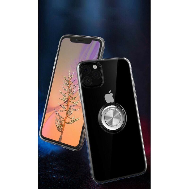 Cover iPhone 11 Pro Max Transparent Med Ring-support