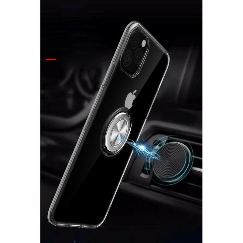 Cover iPhone 11 Pro Max Transparent Med Ring-support