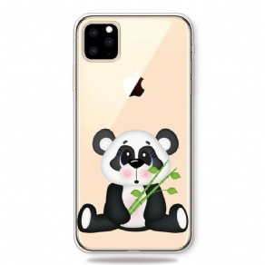 Cover iPhone 11 Pro Max Transparent Trist Panda