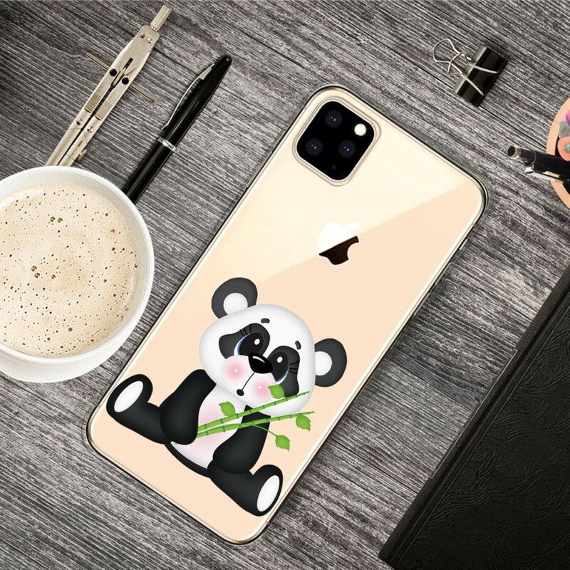 Cover iPhone 11 Pro Max Transparent Trist Panda