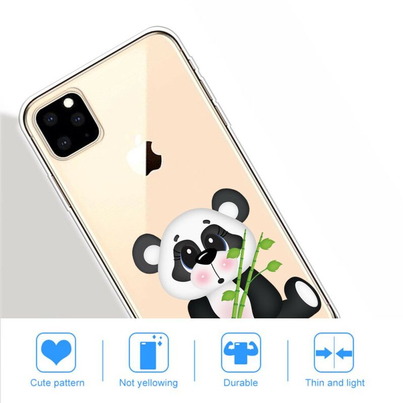 Cover iPhone 11 Pro Max Transparent Trist Panda