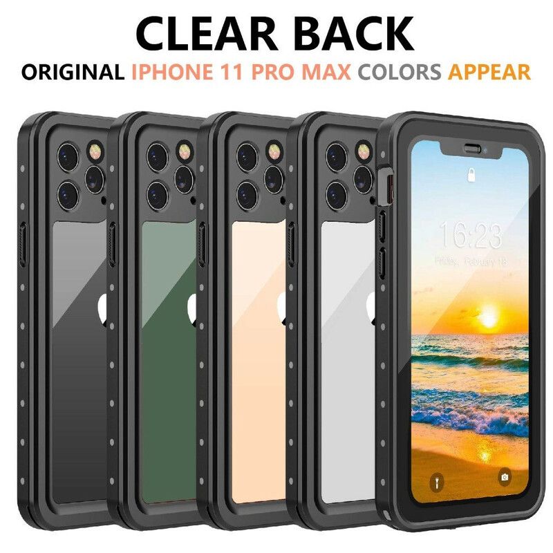 Cover iPhone 11 Pro Max Vandtæt 2m Rødepryk