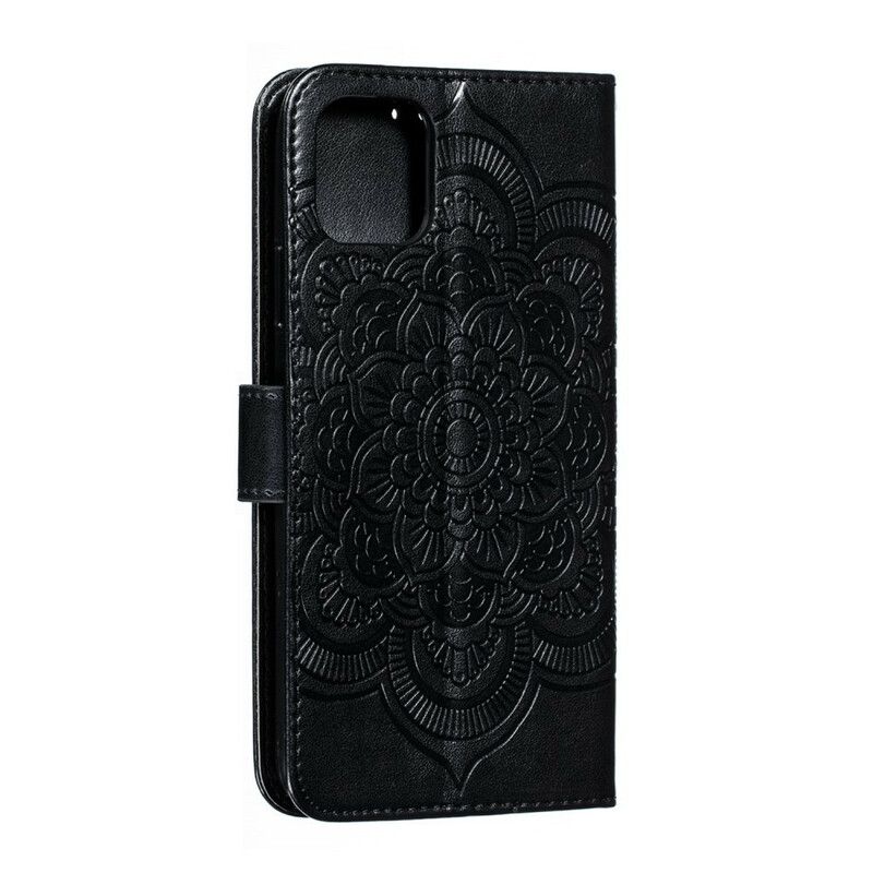 Flip Cover iPhone 11 Pro Max Med Snor Fuld Rem Mandala