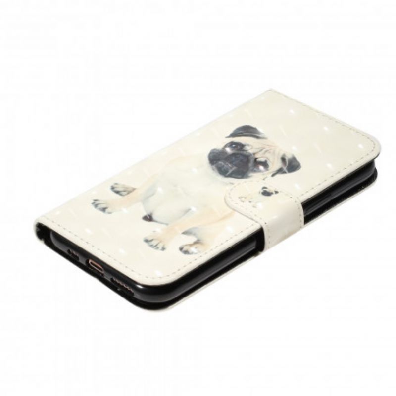 Flip Cover iPhone 11 Pro Max Med Snor Hundelyspletter Med Snor