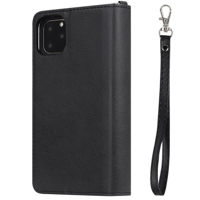 Flip Cover iPhone 11 Pro Max Punge Etui Aftagelig Tegnebog