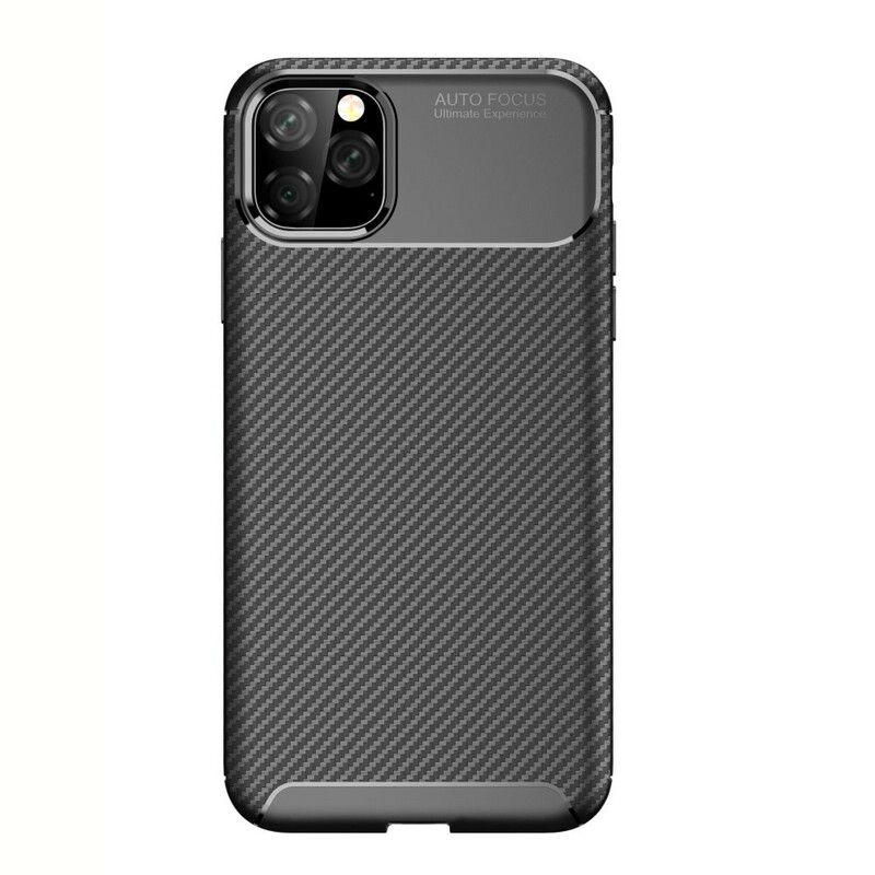 Mobilcover iPhone 11 Pro Max Fleksibel Kulfibertekstur