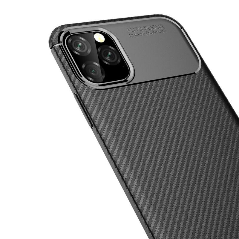 Mobilcover iPhone 11 Pro Max Fleksibel Kulfibertekstur