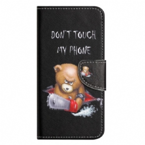 Flip Cover Xiaomi Redmi Note 12 5G Med Snor Farlig Thong Bear