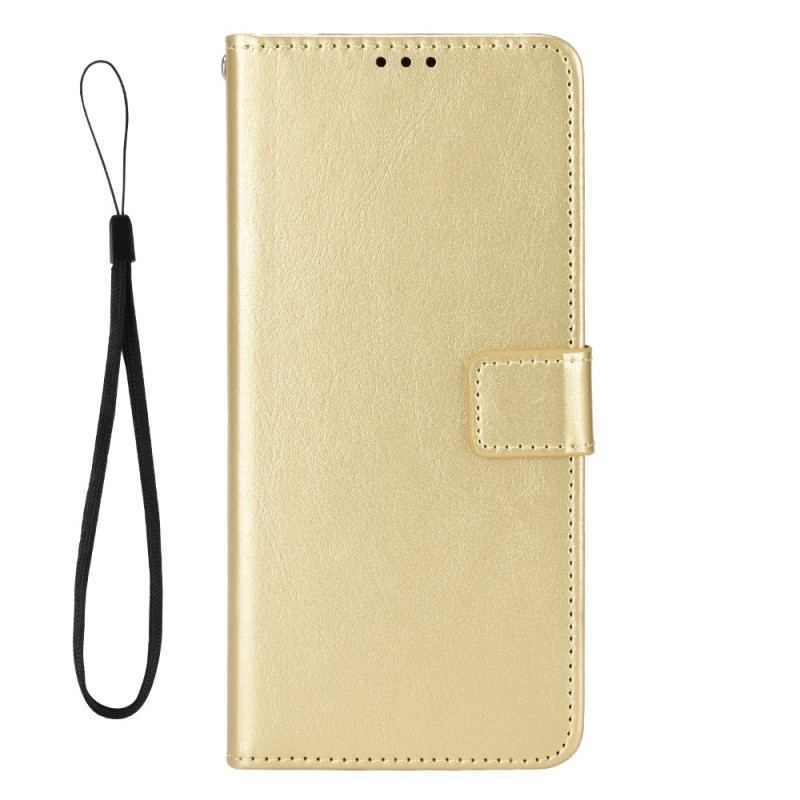 Flip Cover Xiaomi Redmi Note 12 5G Prangende Kunstlæder