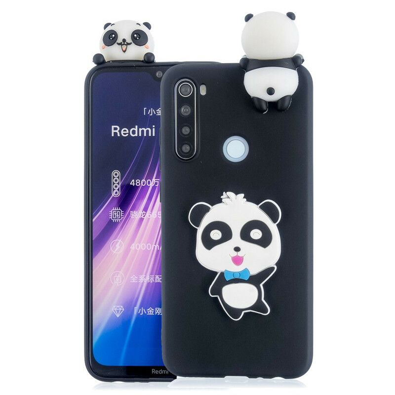 Cover Xiaomi Redmi Note 8 3d Min Panda