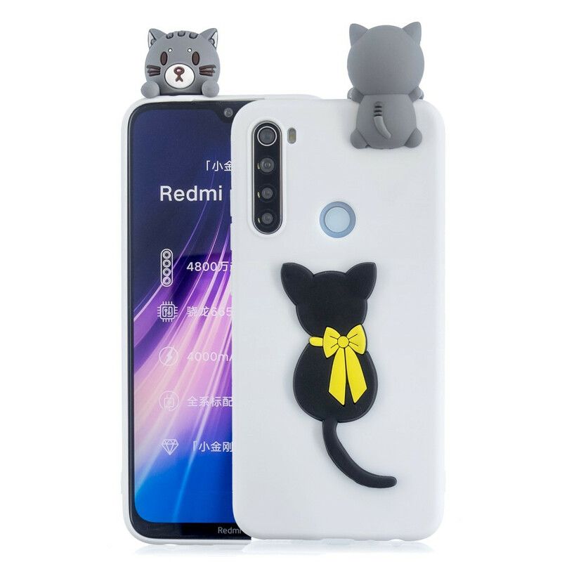 Cover Xiaomi Redmi Note 8 Charmerende Pussy 3d