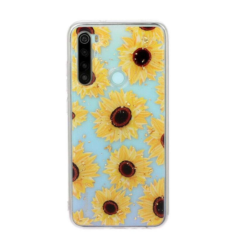 Cover Xiaomi Redmi Note 8 Flere Solsikker