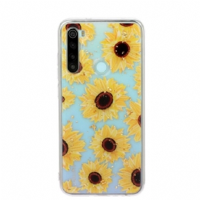 Cover Xiaomi Redmi Note 8 Flere Solsikker