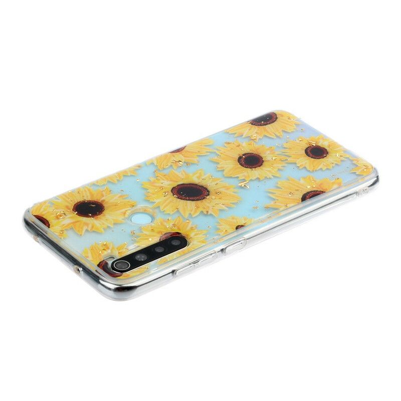 Cover Xiaomi Redmi Note 8 Flere Solsikker