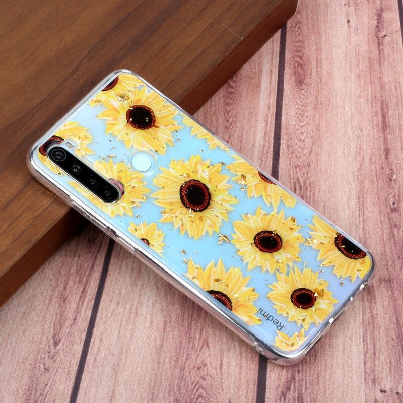 Cover Xiaomi Redmi Note 8 Flere Solsikker