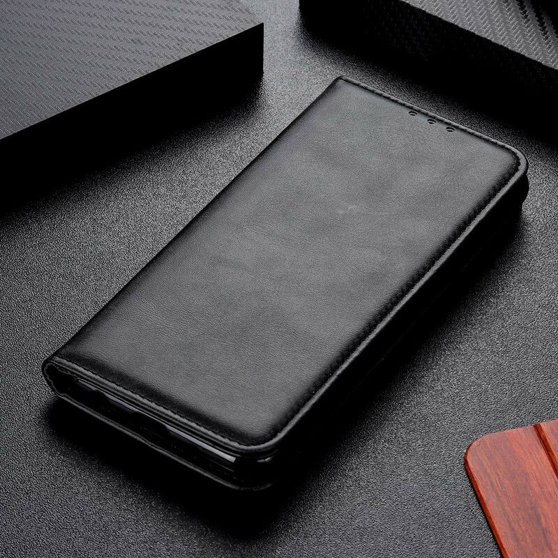 Cover Xiaomi Redmi Note 8 Flip Cover Klassisk Split Læder