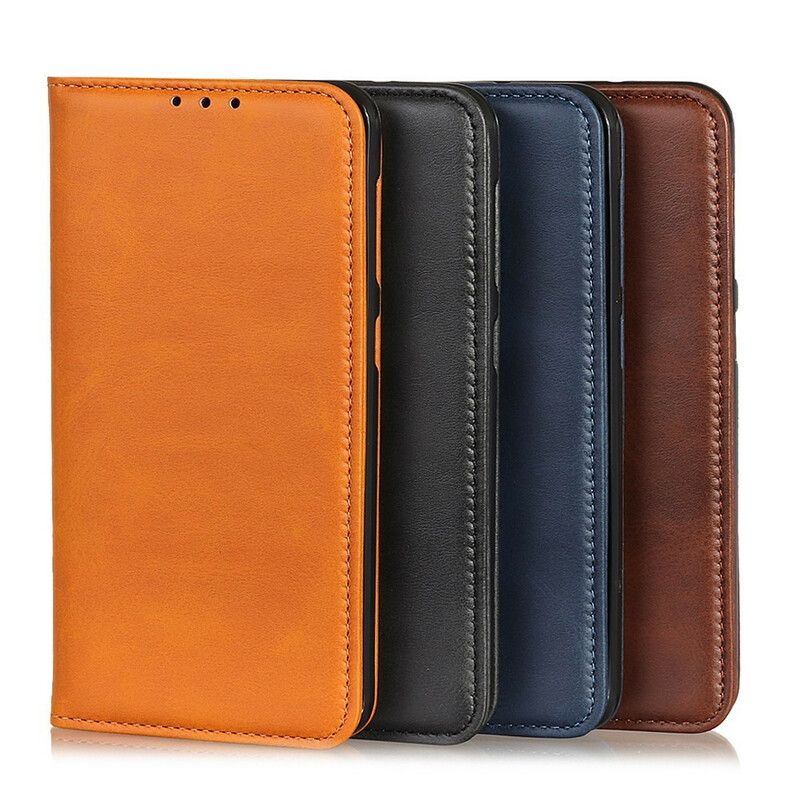 Cover Xiaomi Redmi Note 8 Flip Cover Klassisk Split Læder