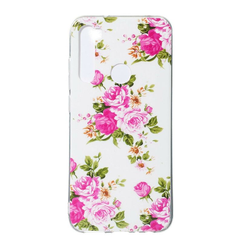 Cover Xiaomi Redmi Note 8 Fluorescerende Frihedsblomster